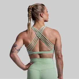 Vitality Sports Bra (Cameo Green)