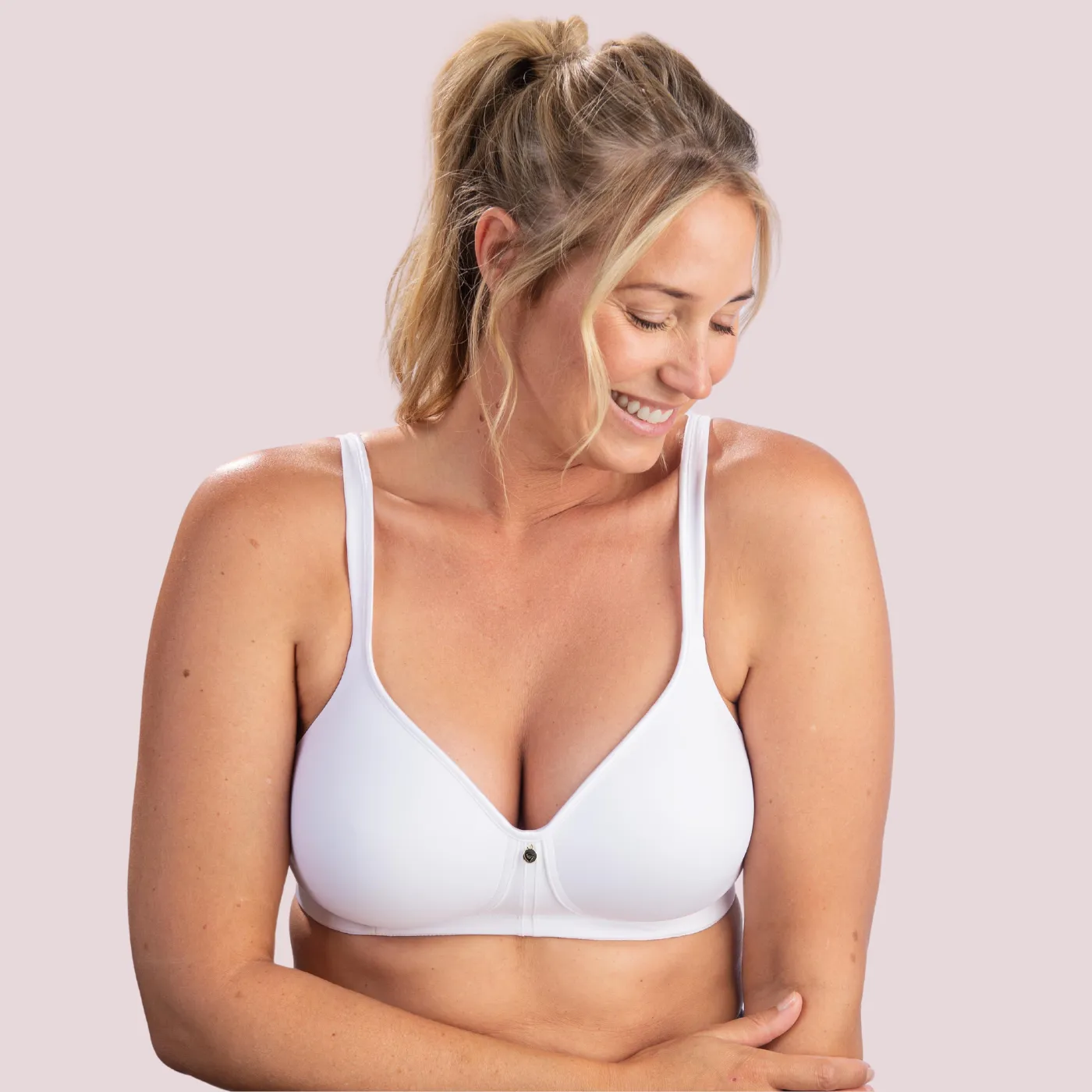 Voluptina Non-Wired T-Shirt Bra | White