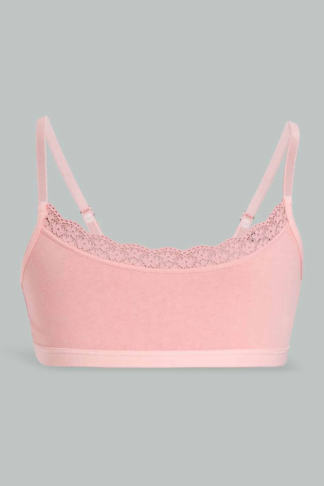 White And Pink Bra For Senior Girls (Pack of 3)