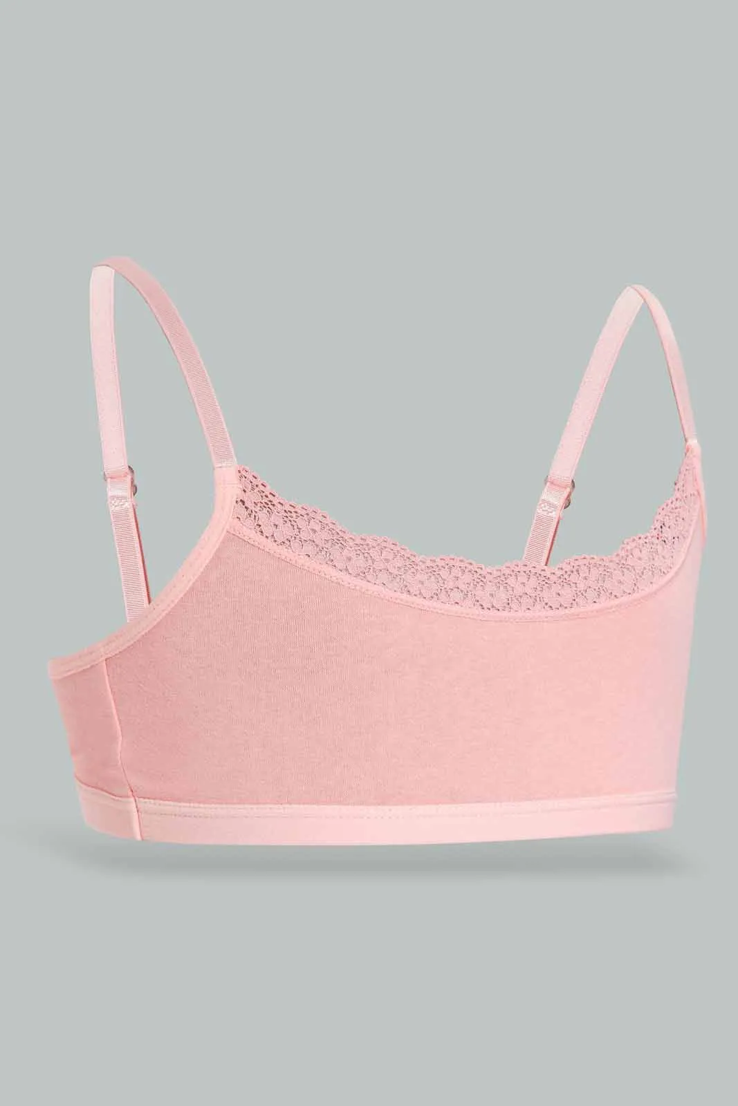 White And Pink Bra For Senior Girls (Pack of 3)