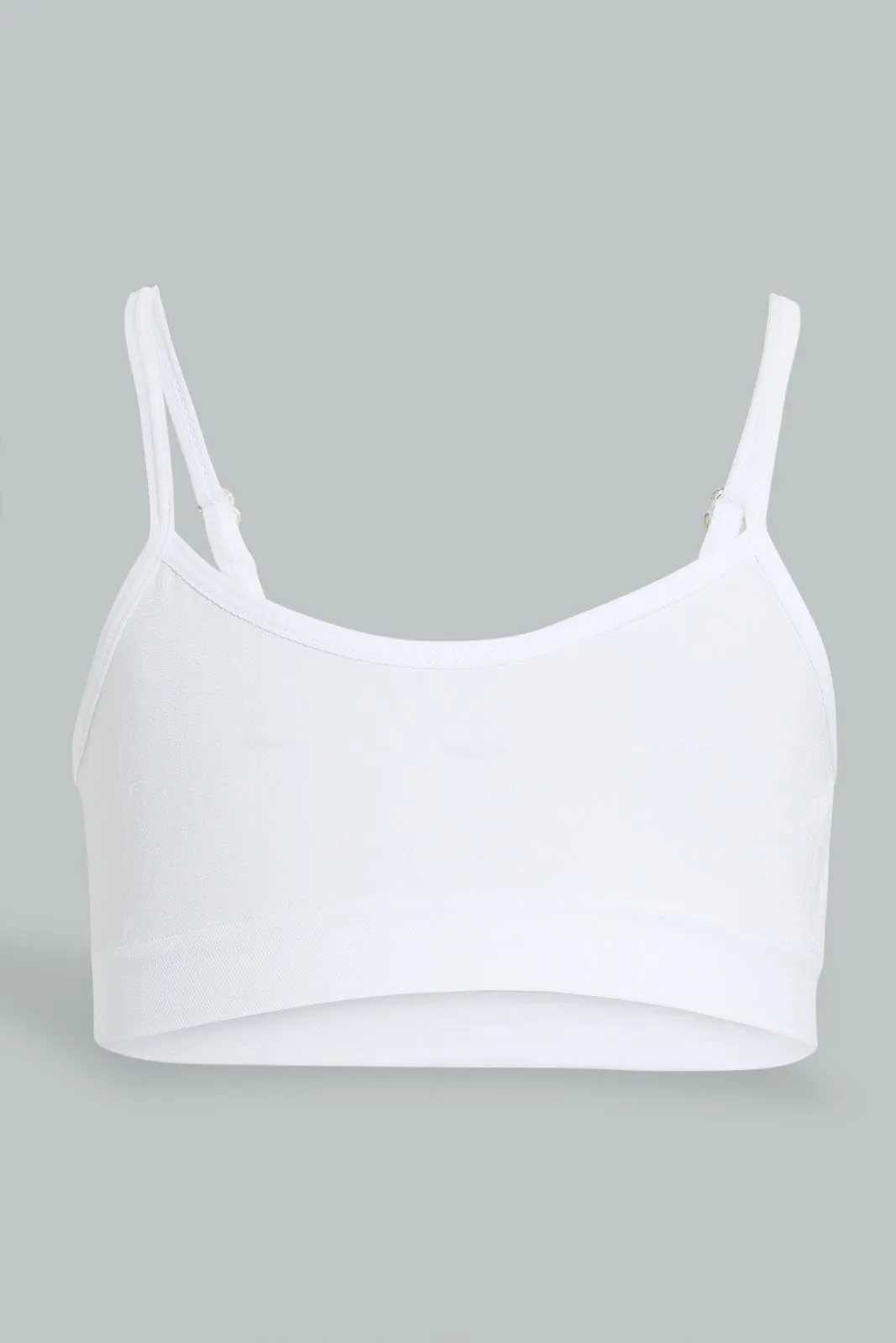 White Comfort Bra For Senior Girls (Pack of 2)