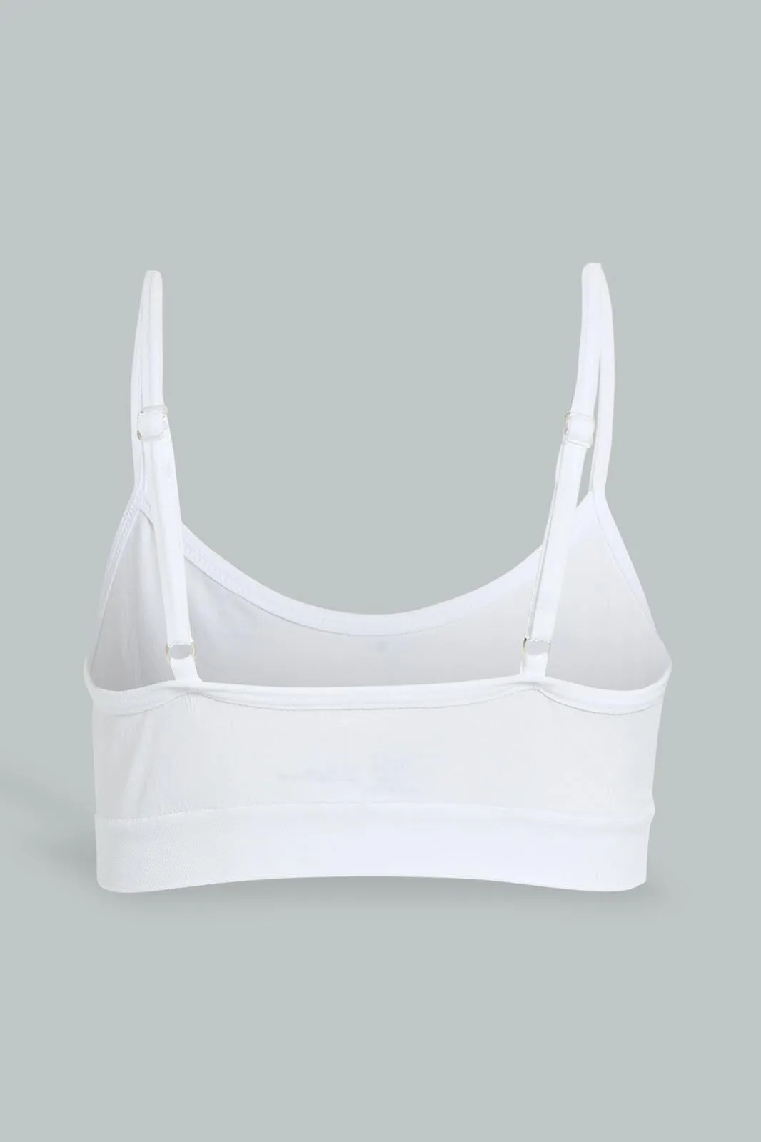 White Comfort Bra For Senior Girls (Pack of 2)