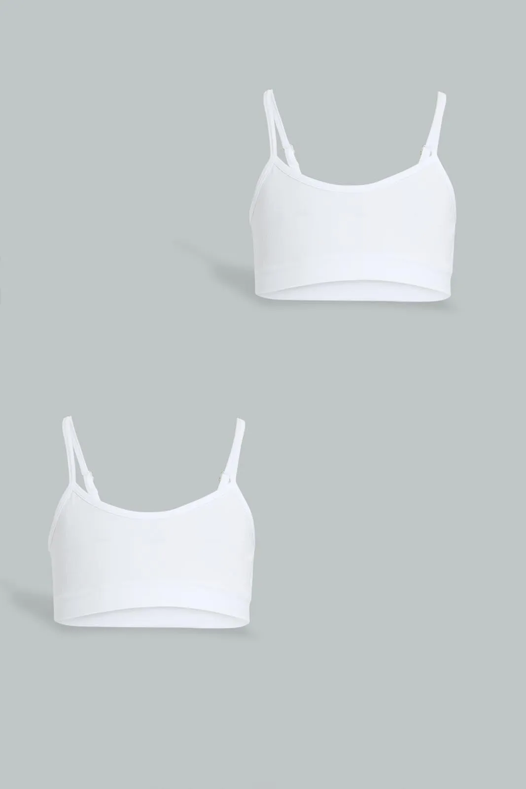 White Comfort Bra For Senior Girls (Pack of 2)