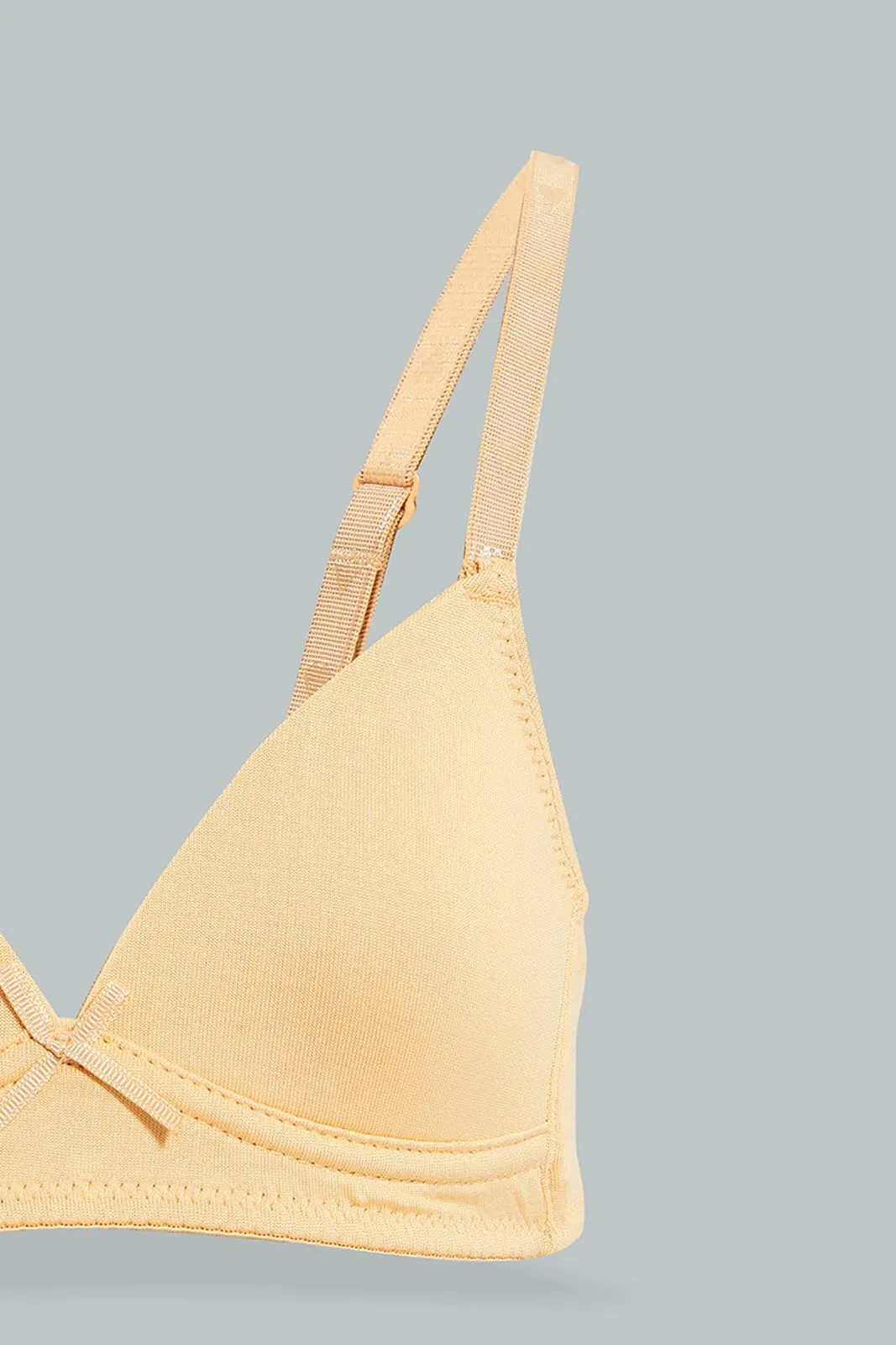 White/Beige Comfort Bra (Pack of 2)