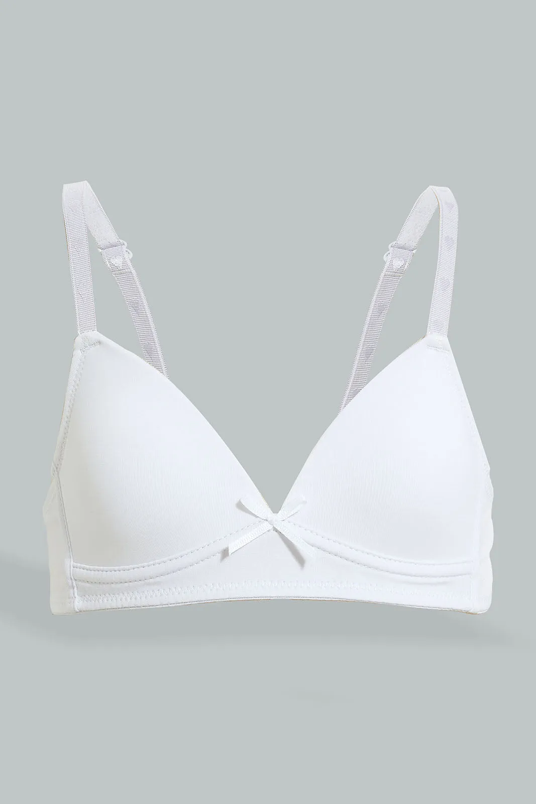 White/Black Padded Bra Set (Pack Of 2)