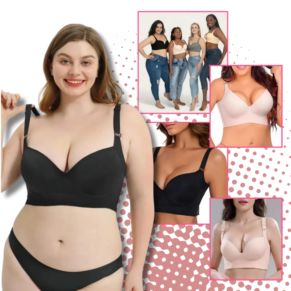 Wide Side Wings Incorporated Shaper Bra