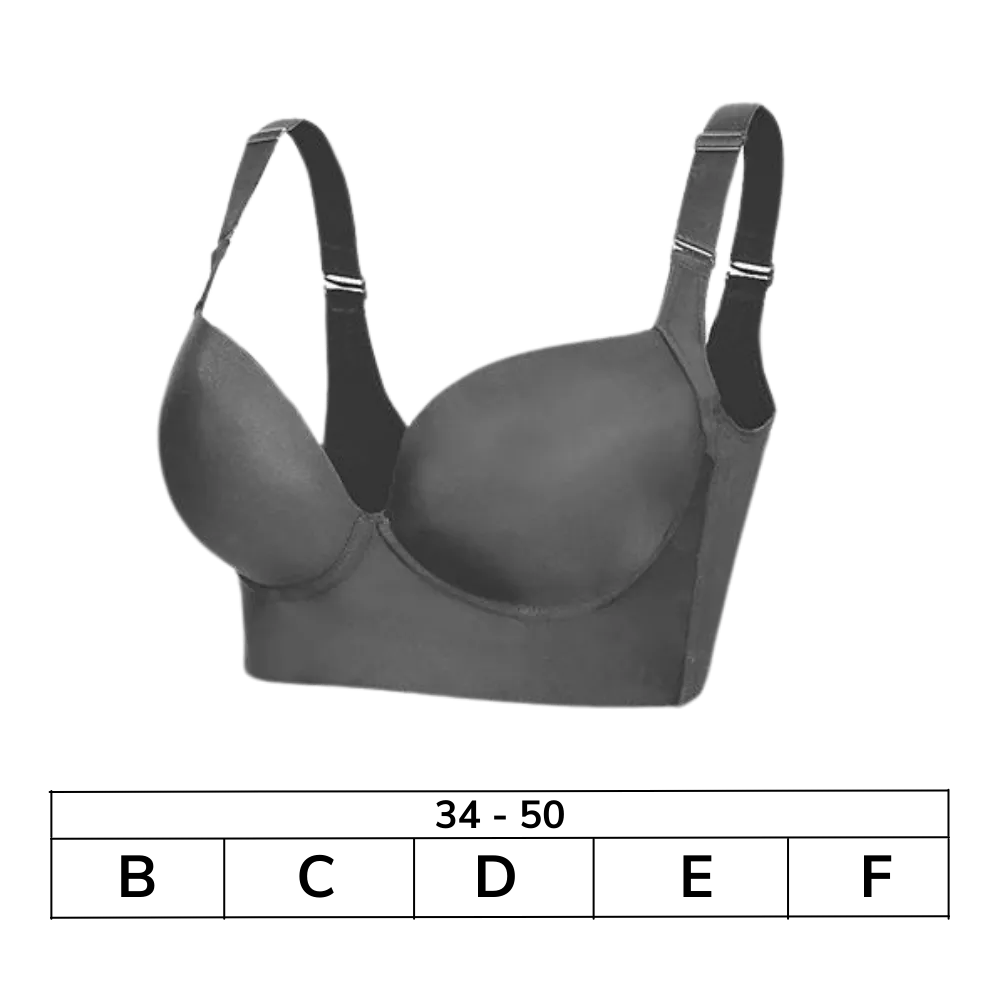 Wide Side Wings Incorporated Shaper Bra