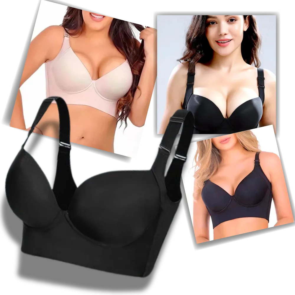 Wide Side Wings Incorporated Shaper Bra