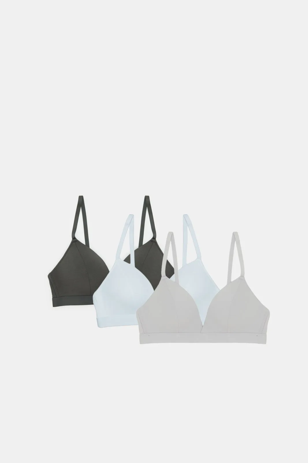 Women Assorted Non Wired Bra Set (Pack of 3)