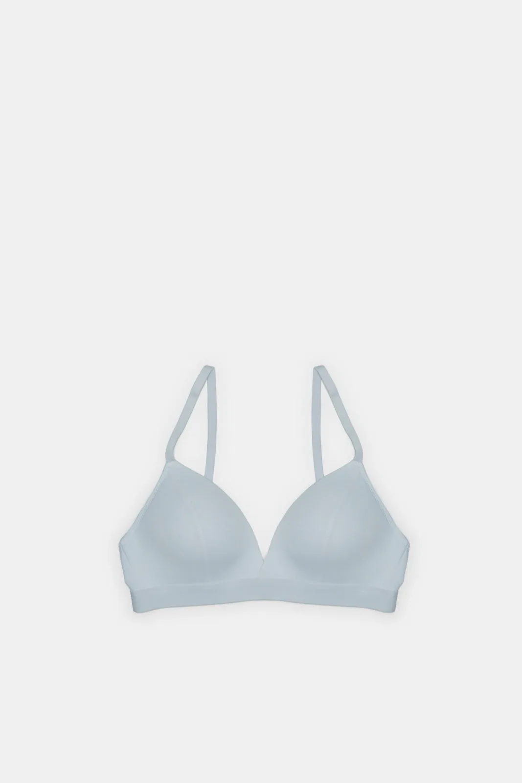 Women Lilac And Ivory Non Wired Bra Set (Pack of 2)