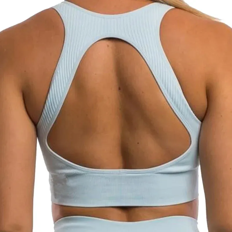 Women's Cropped Tank Top Sports Bra